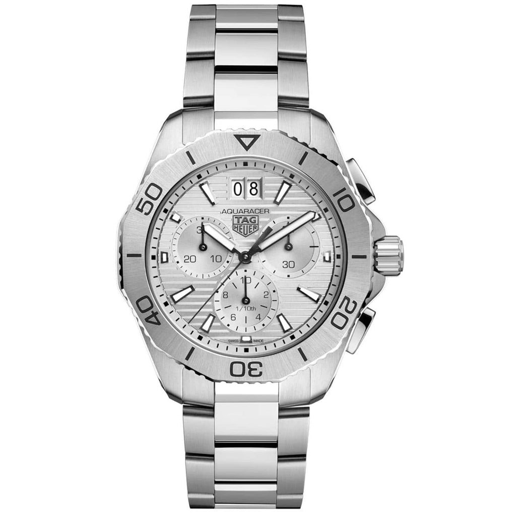 Tag Heuer Men's Aquaracer Silver Dial Watch