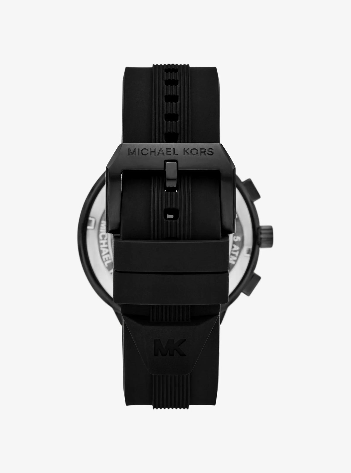 Oversized Billie Black-Tone and Silicone Watch