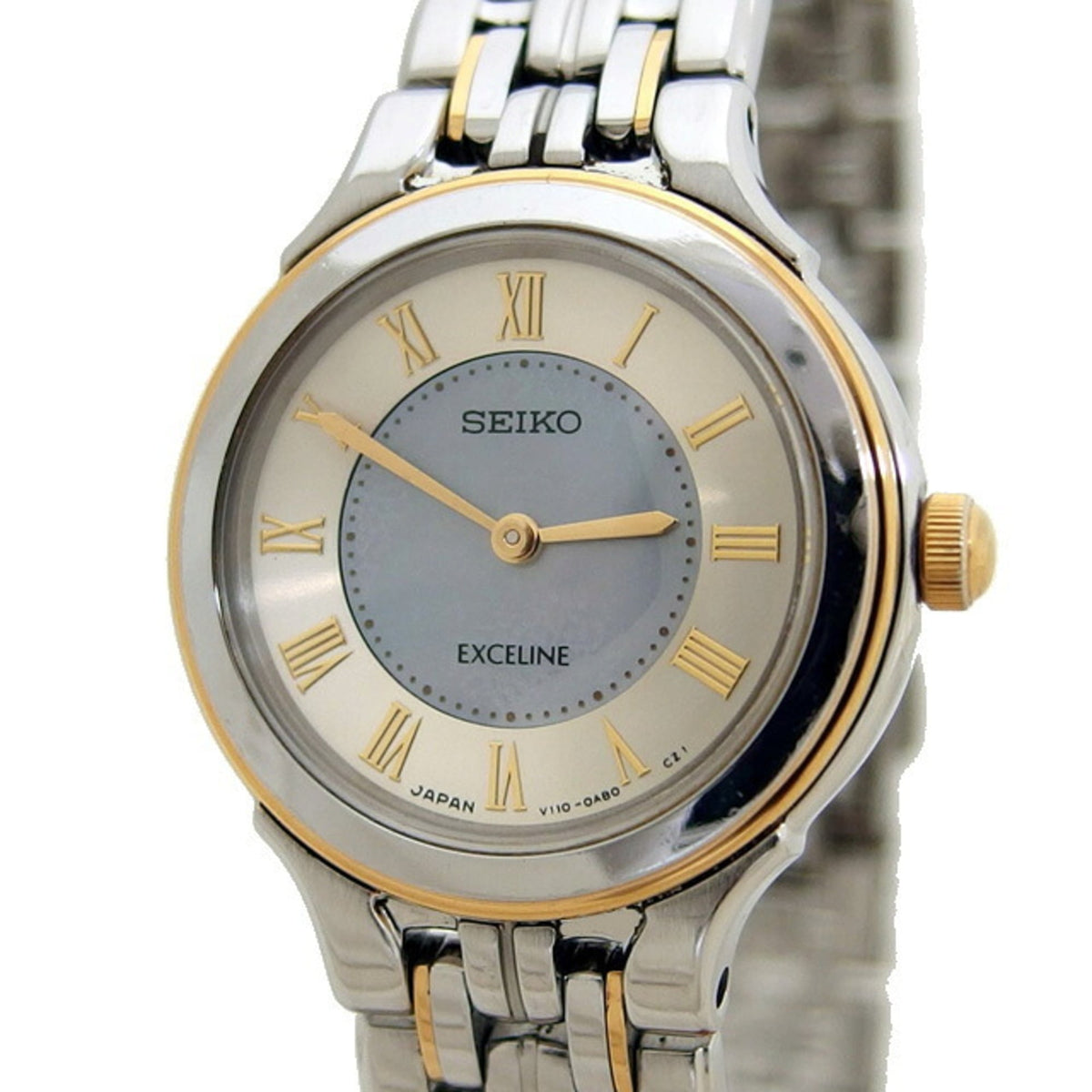 Seiko gold Plated Stainless Steel Wristwatch (Pre-Owned)