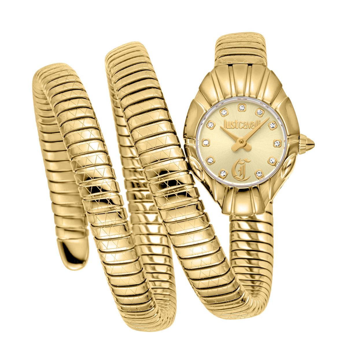 Just Cavalli Women's Snake 316L Stainless Steel Watch