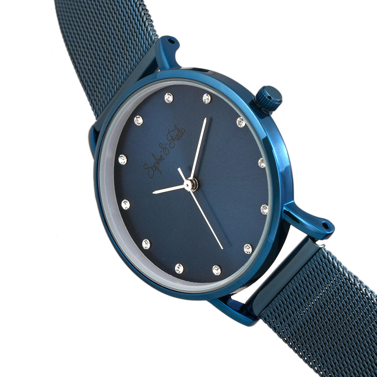 Savannah Mesh Bracelet Watch with Swarovski Crystals