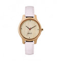 Women's Aquila Watch Apple Leather Band In White