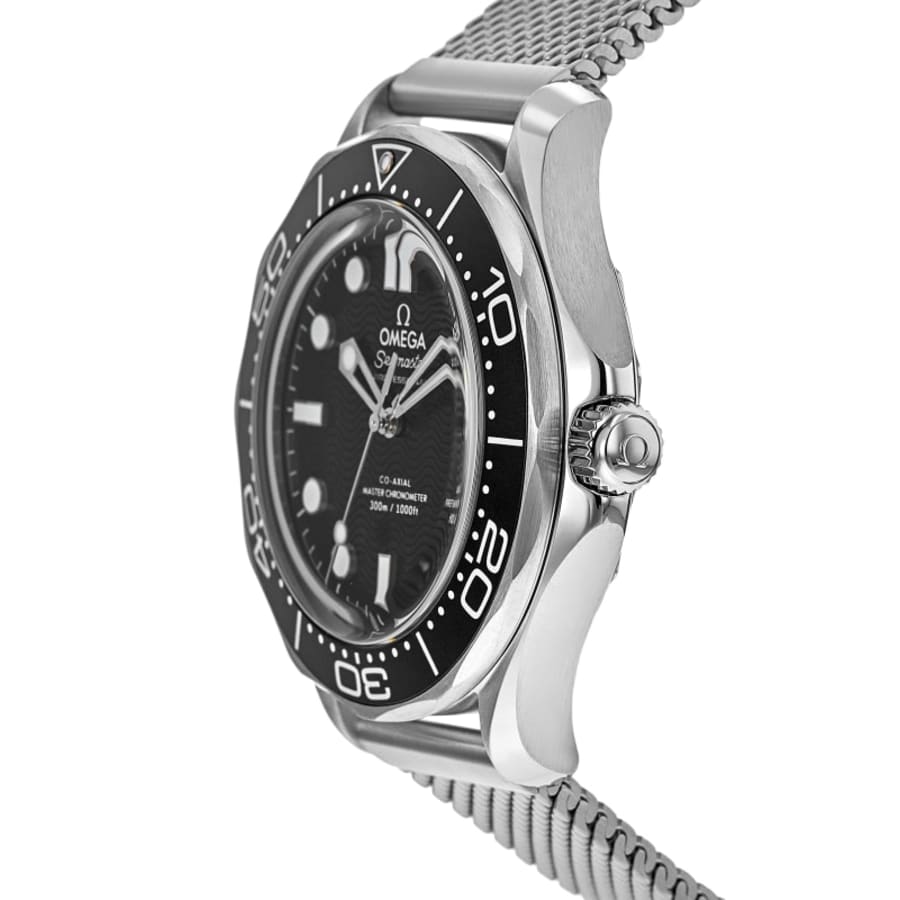 Omega Seamaster Diver 300M Black Dial No Date Steel Men's Watch 210.30.42.20.01.010