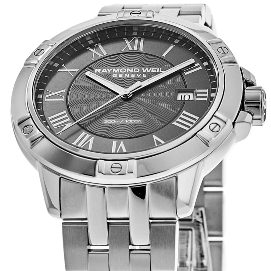 Raymond Weil Tango Grey Dial Stainless Steel Men's Watch 8160-ST-00608