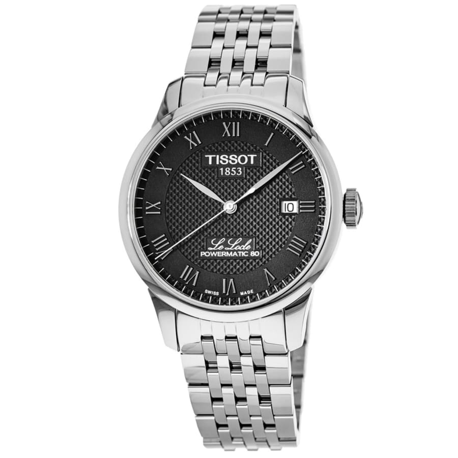 Tissot Le Locle Powermatic 80 Black Dial Stainless Steel Men's Watch T006.407.11.053.00