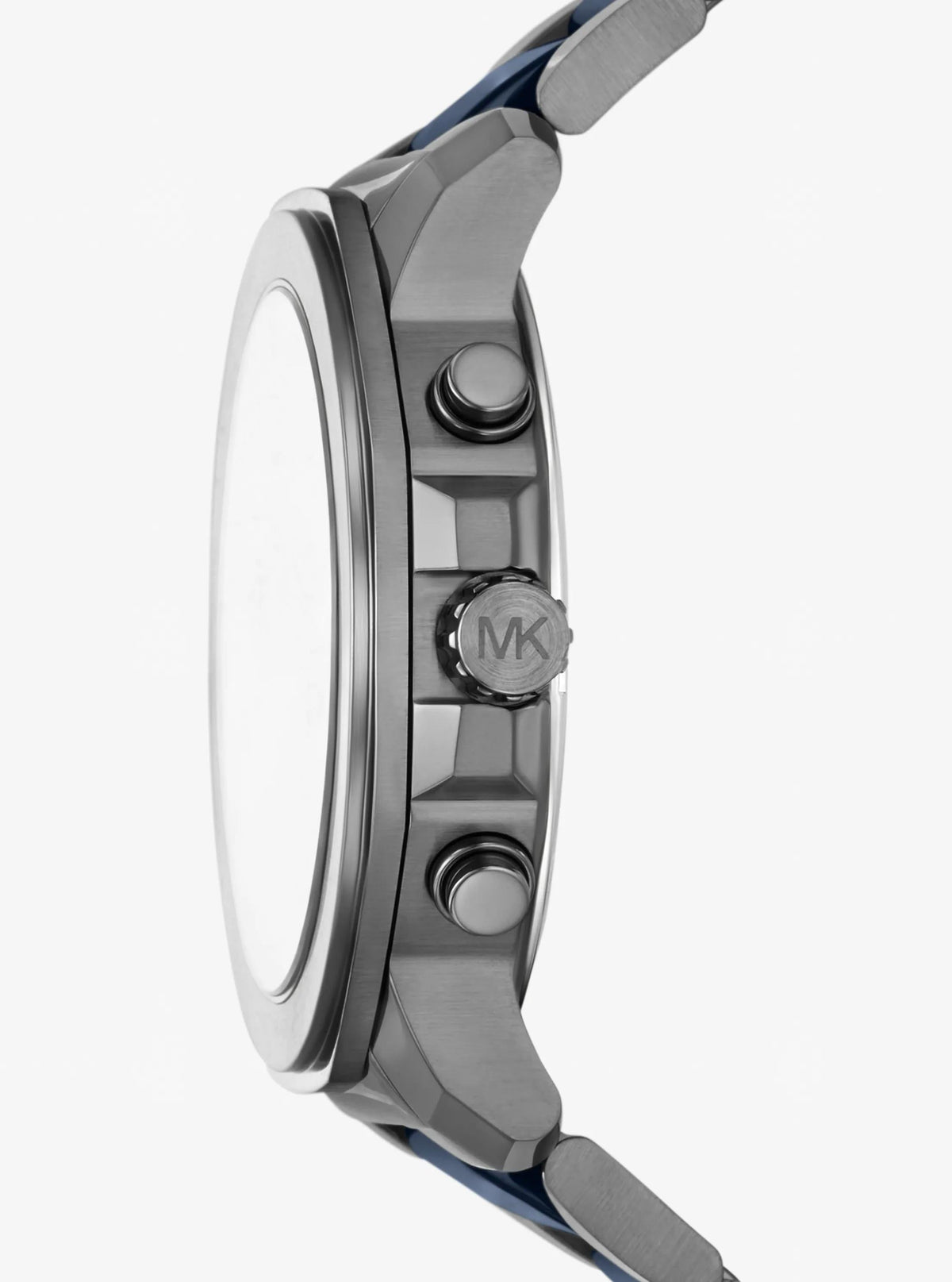 Oversized Prescott Gunmetal and Ceramic Watch
