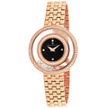 Christian Van Sant Women's Gracieuse Black Round 34mm