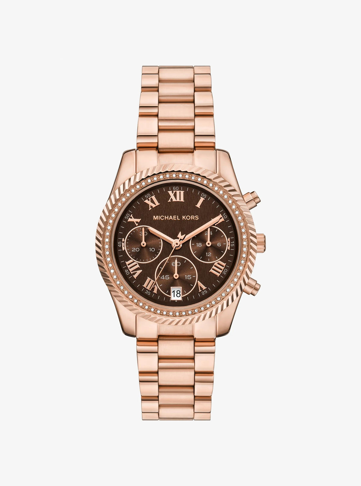 Lexington Pavé Rose Gold-Tone Watch