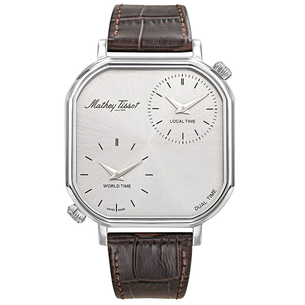Mathey-Tissot Men's Monsoon Silver Dial Watch
