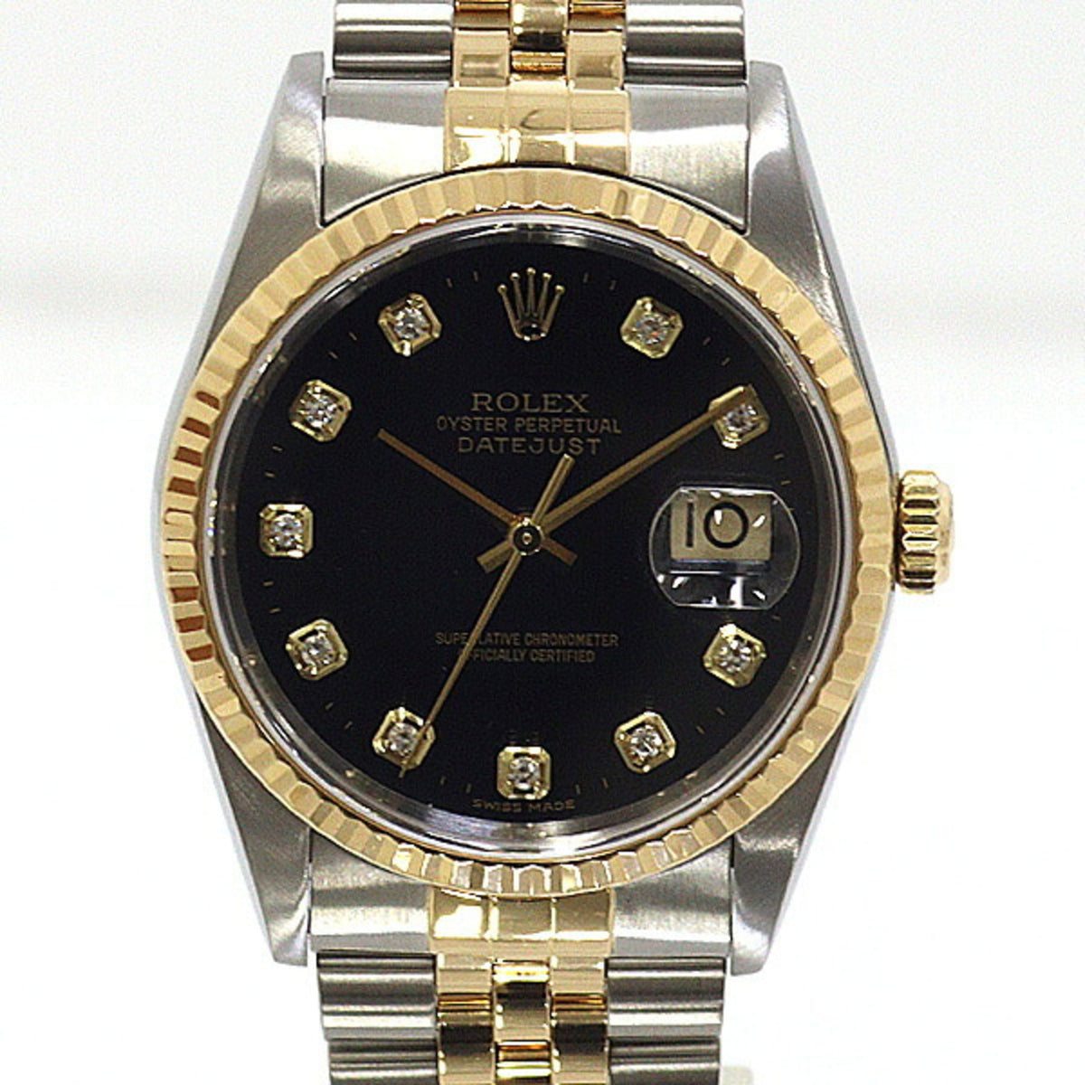 Rolex Stainless Steel yellow gold Wristwatch (Pre-Owned)