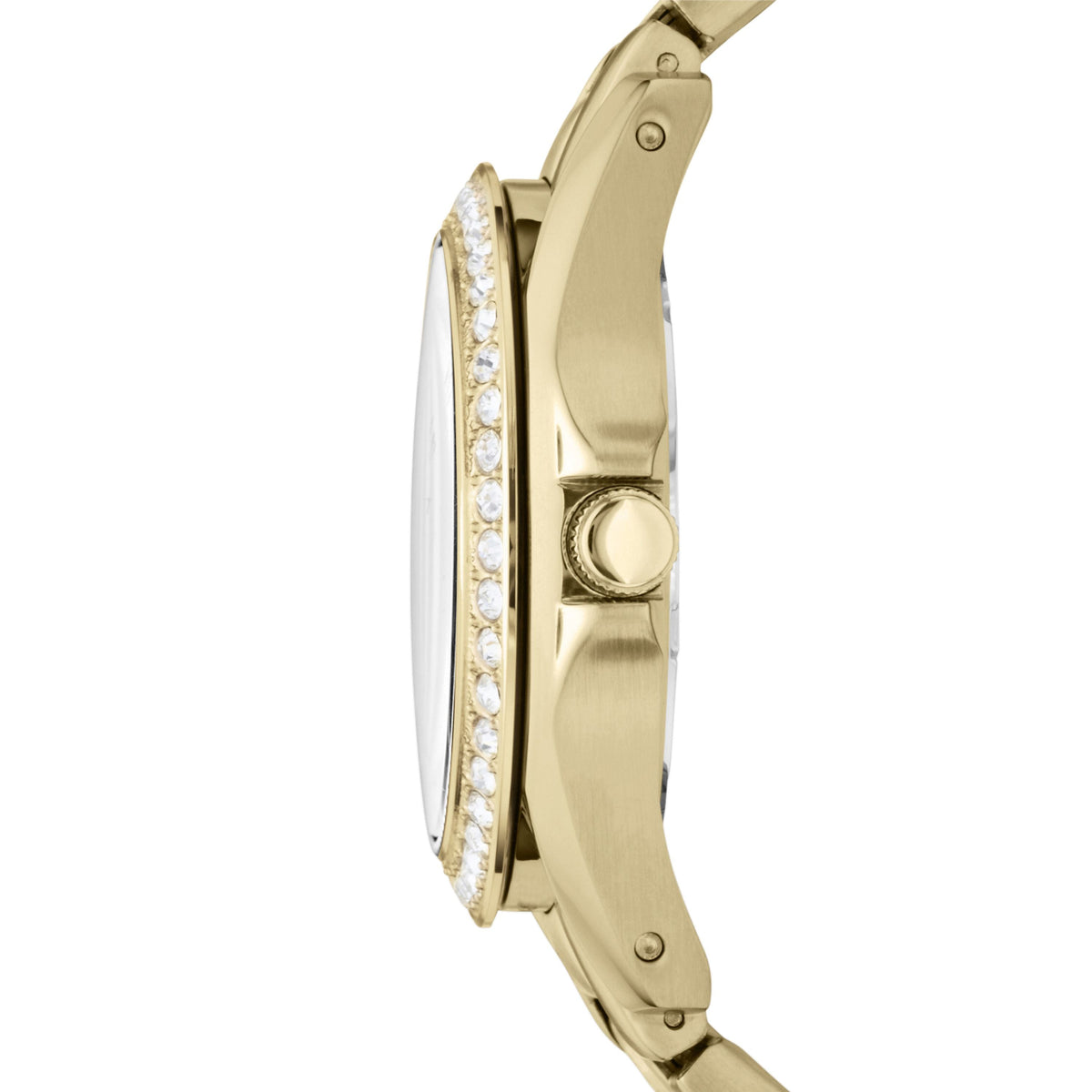 Fossil Women's Riley 38mm Multifunction, Gold-Tone Stainless Steel Watch