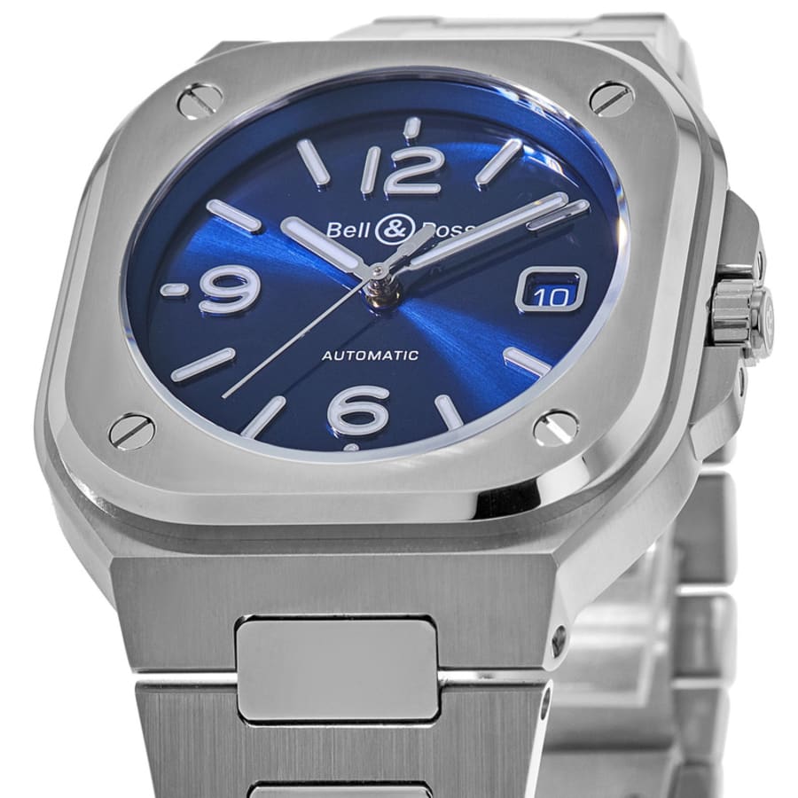 Bell & Ross BR 05 (40 MM) Steel Blue Dial Men's Watch BR05A-BLU-ST/SST