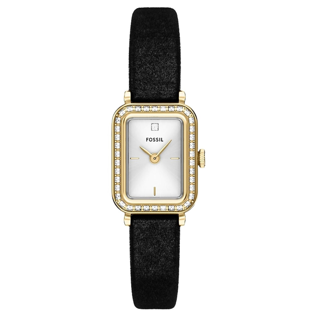 Fossil Women's Raquel Mini  White Rectangle 18mm