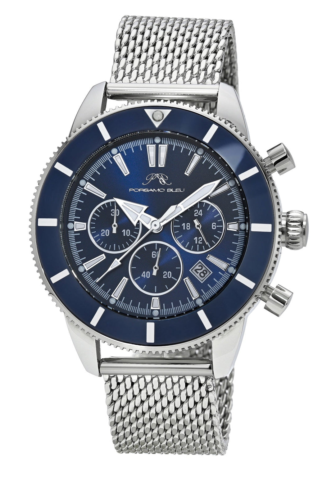Porsamo Bleu Men's Brandon Stainless Steel Watch 1011FBRS