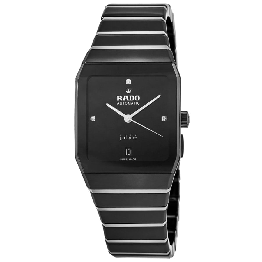 Rado Anatom Jubile Automatic Diamonds Black Dial Ceramic & Stainless Steel Unisex Watch R10201712