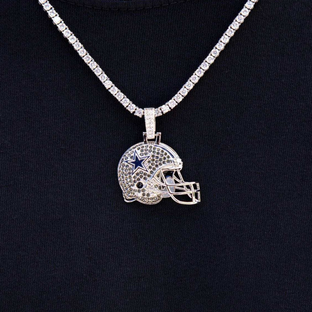 Dallas Cowboys Official NFL Helmet Pendant