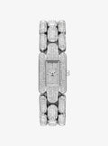 Mini Hally Pavé Silver-Tone Watch