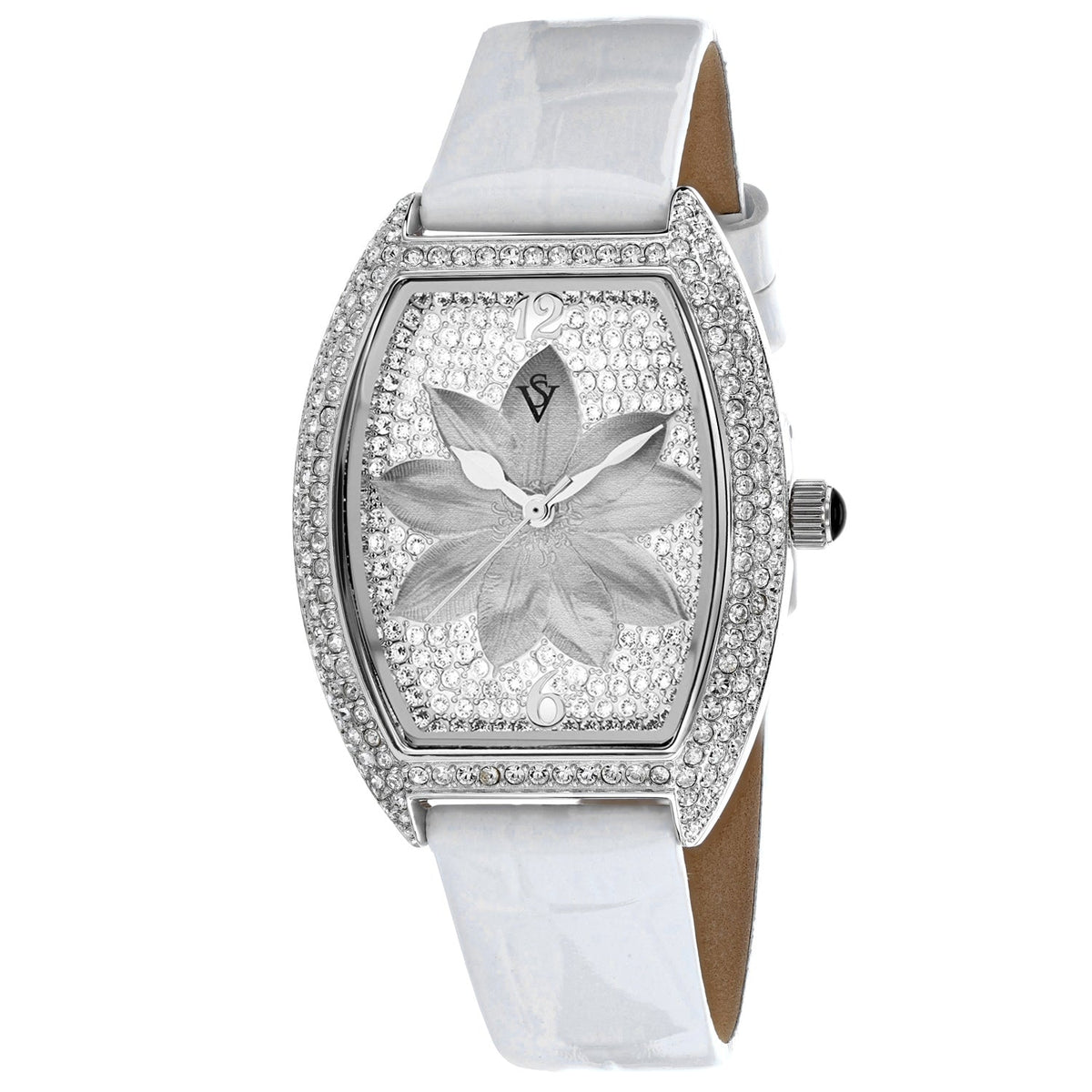 Christian Van Sant Women's Lotus White Tonneau 36mm