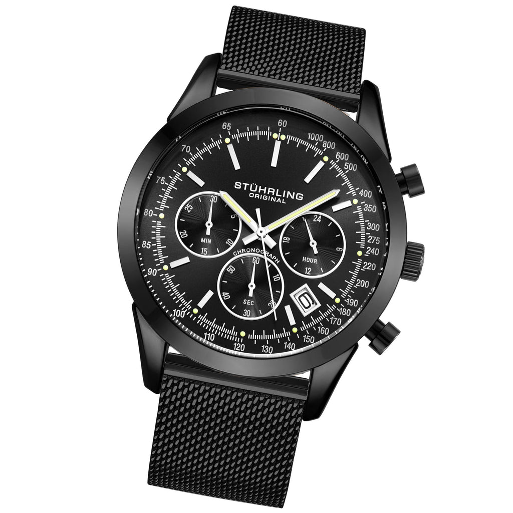 Preston 3975 Quartz 44mm Chronograph