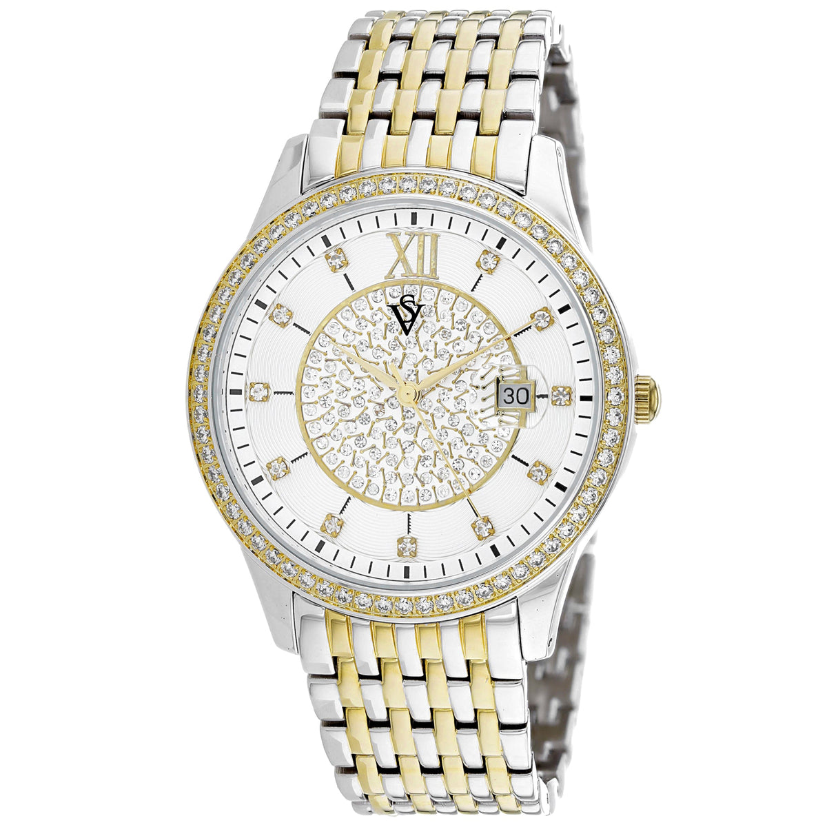 Christian Van Sant Women's Carla White Round 40mm