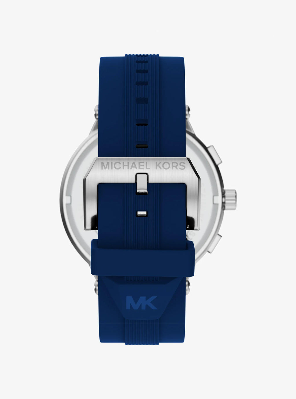 Oversized Billie Silver-Tone and Silicone Watch