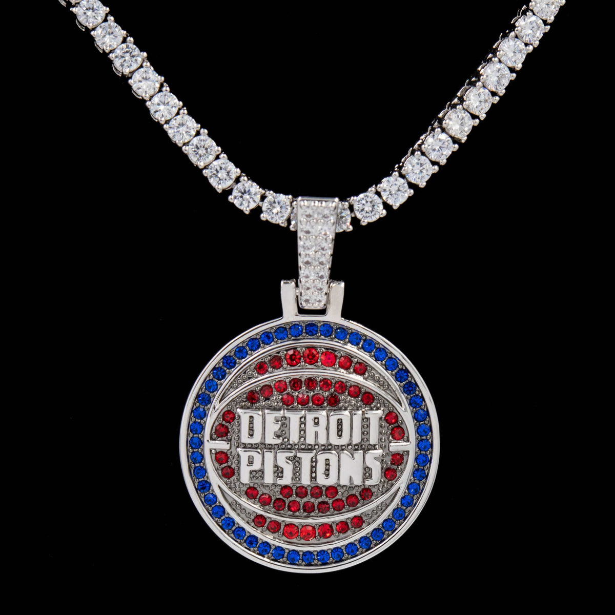 Detroit Pistons Official NBA Logo Pendant