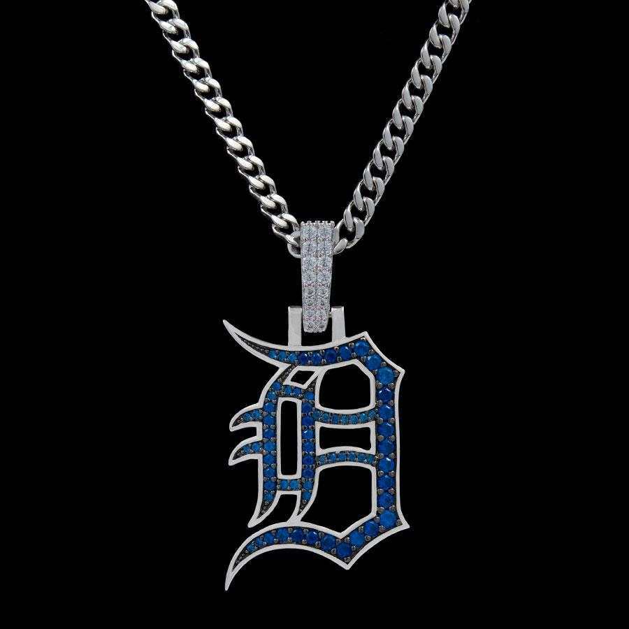Detroit Tigers Official MLB Logo Pendant