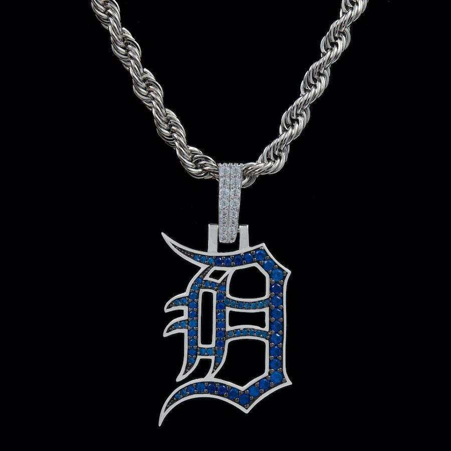 Detroit Tigers Official MLB Logo Pendant