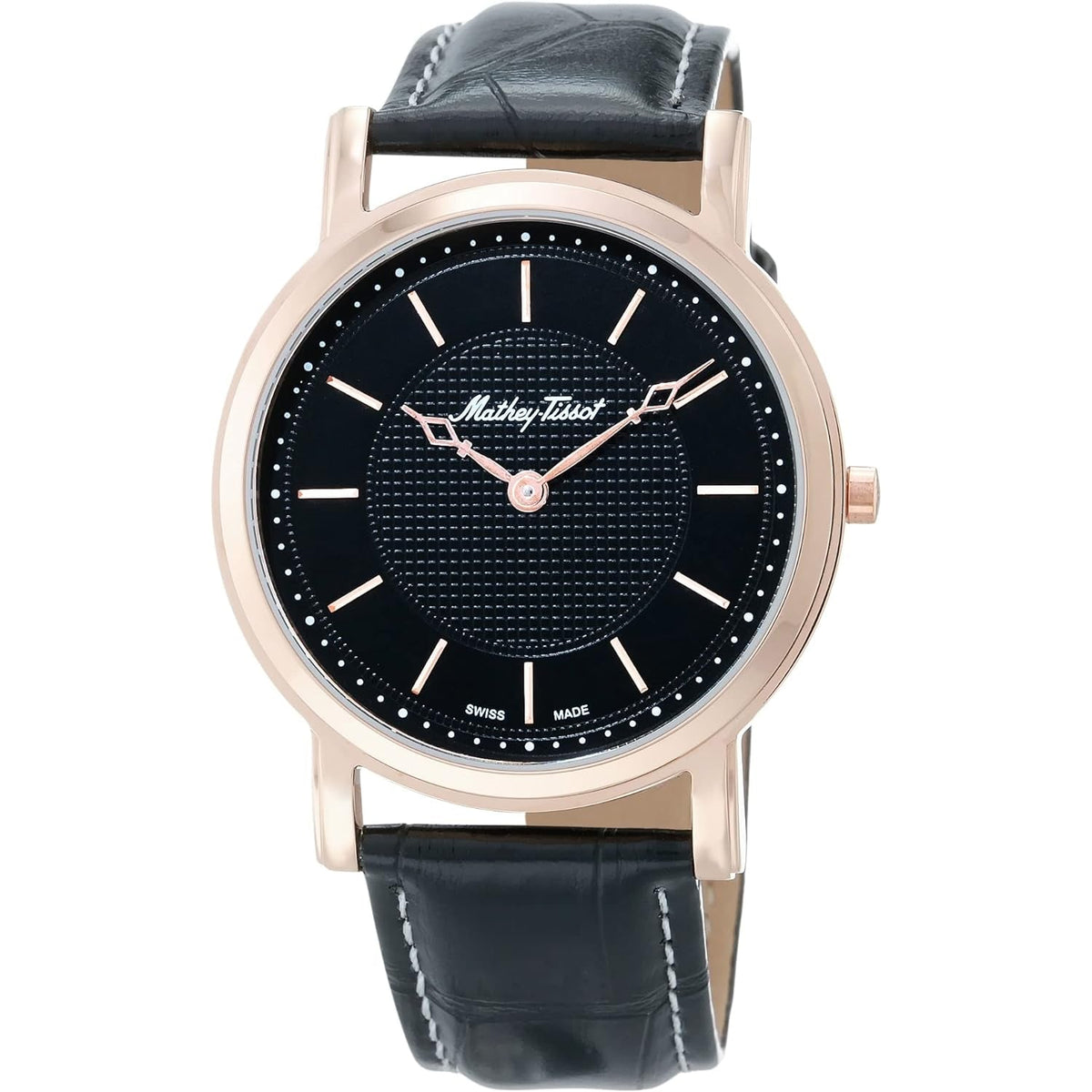 Mathey Tissot Men's City Black Round 42mm
