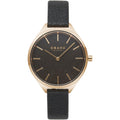 Obaku Women's Kaffe Black Dial Watch