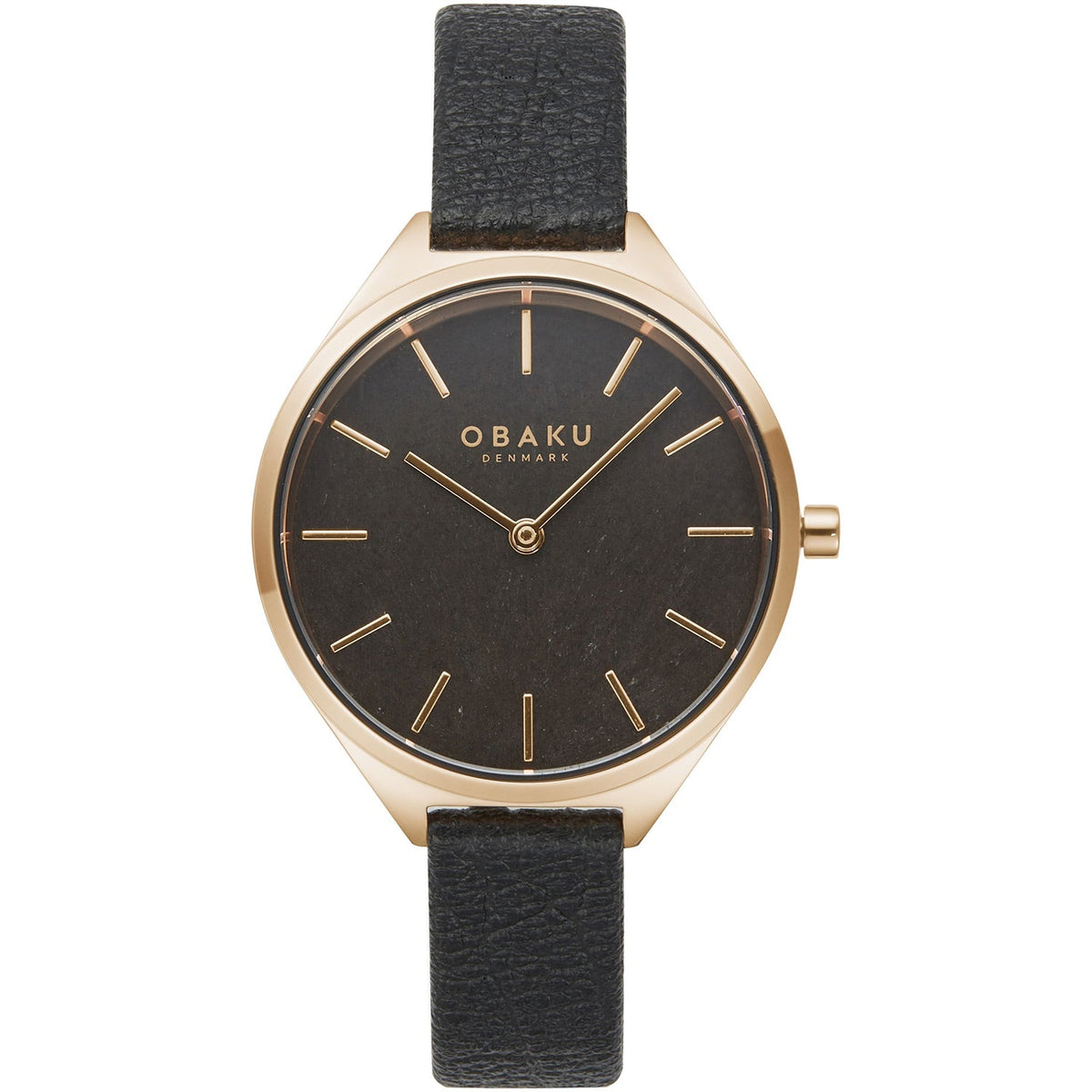 Obaku Women's Kaffe Black Dial Watch