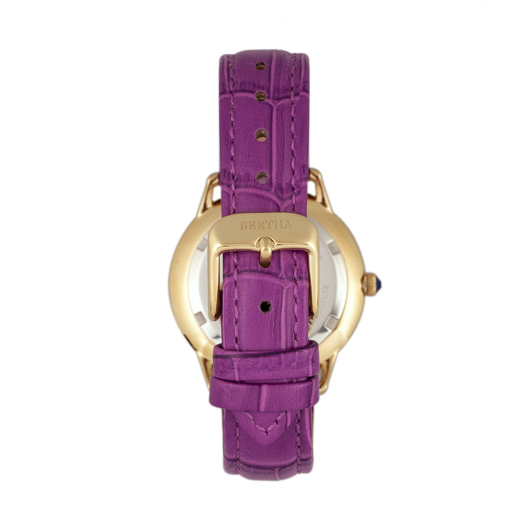 Abby Swiss Leather-Band Watch