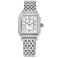 Michele Deco Madison Silver Diamond Dial Steel Women's Watch MWW06G000012