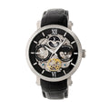 Aries Skeleton Leather-Band Watch