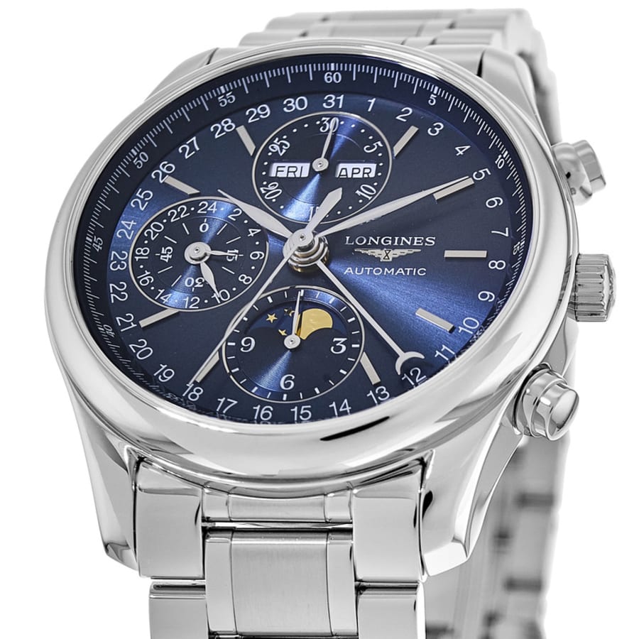 Longines Master Collection Automatic 40mm Blue Chronograph Dial Steel Men's Watch L2.673.4.92.6