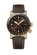 Glycine Men's Airman Contemporary Bronze GMT 44mm Automatic Watch
