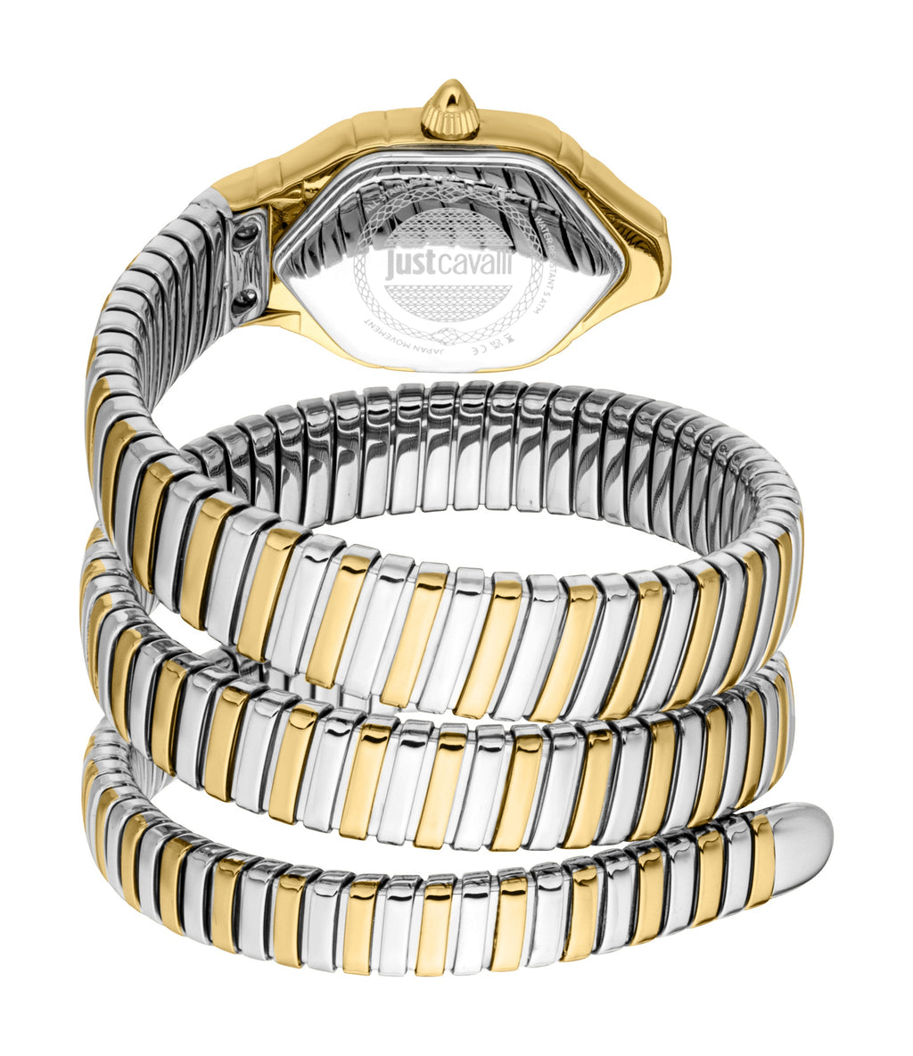Just Cavalli Women's Snake 316L Stainless Steel Watch