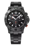 Wenger Swiss Army Men's 01.0643.121 Seaforce Black Dial Watch 43 mm