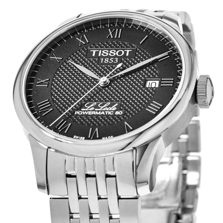 Tissot Le Locle Powermatic 80 Black Dial Stainless Steel Men's Watch T006.407.11.053.00