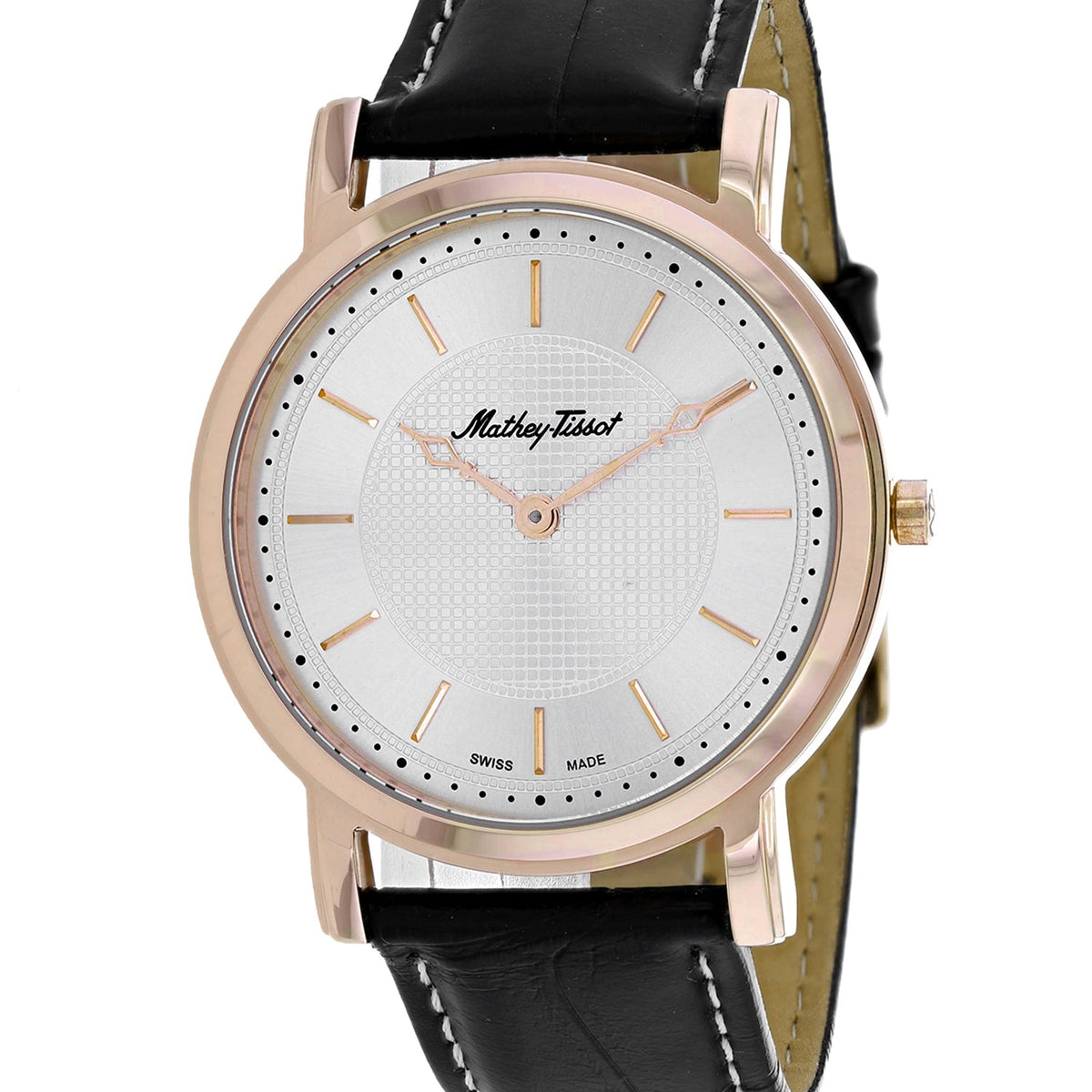 Mathey Tissot Men's City Silver Round 42mm