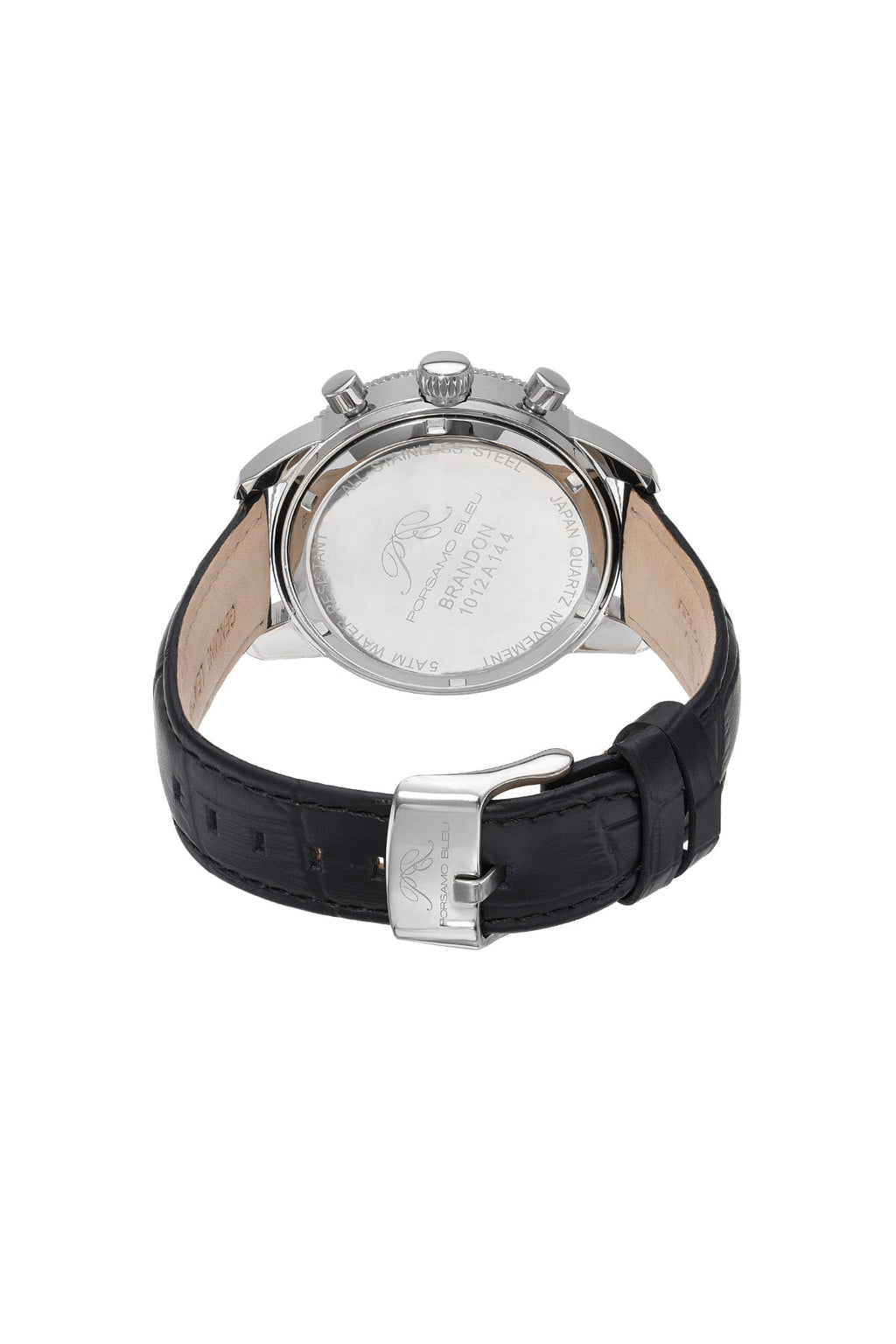 Porsamo Bleu Men's Brandon Genuine Leather Watch 1012ABRL