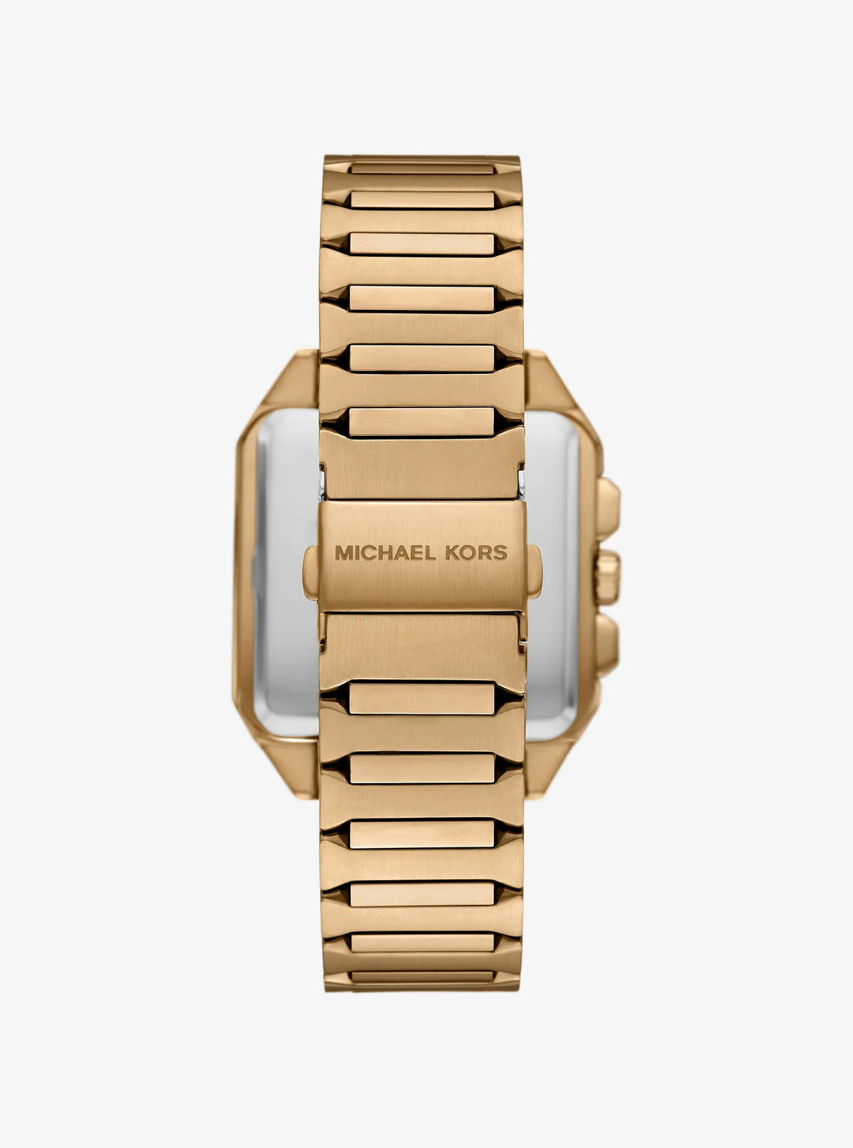 Hayes Oversized Brushed Beige Gold-Tone Sport Watch
