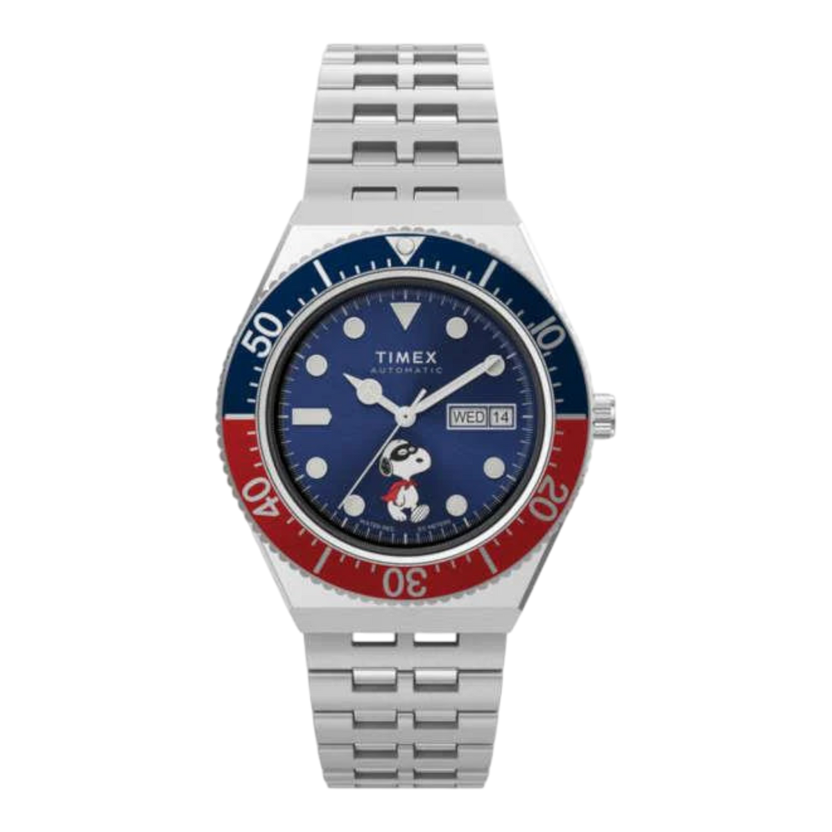 Timex x Peanuts M79 Automatic 40mm Watch in Blue | Men - OS