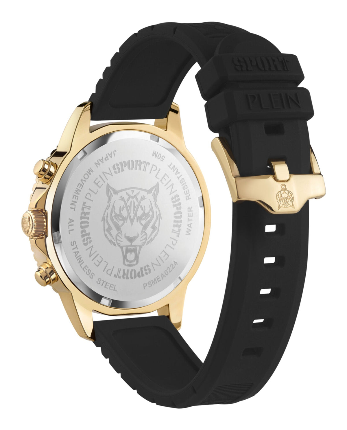 Glam Chrono Silicone Watch