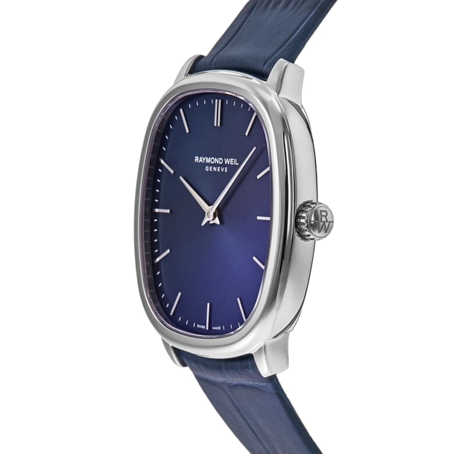 Raymond Weil Toccata Heritage Blue Dial Lether Strap Women's Watch 5280-STC-50001