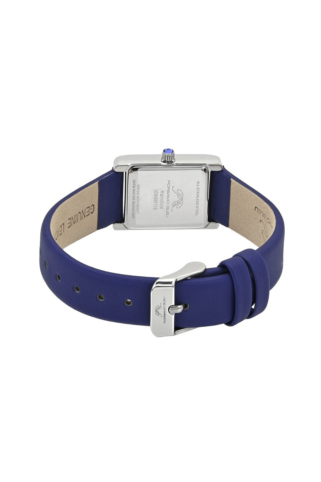 Porsamo Bleu Women's Karolina Rectangular Watch 1086BKAL