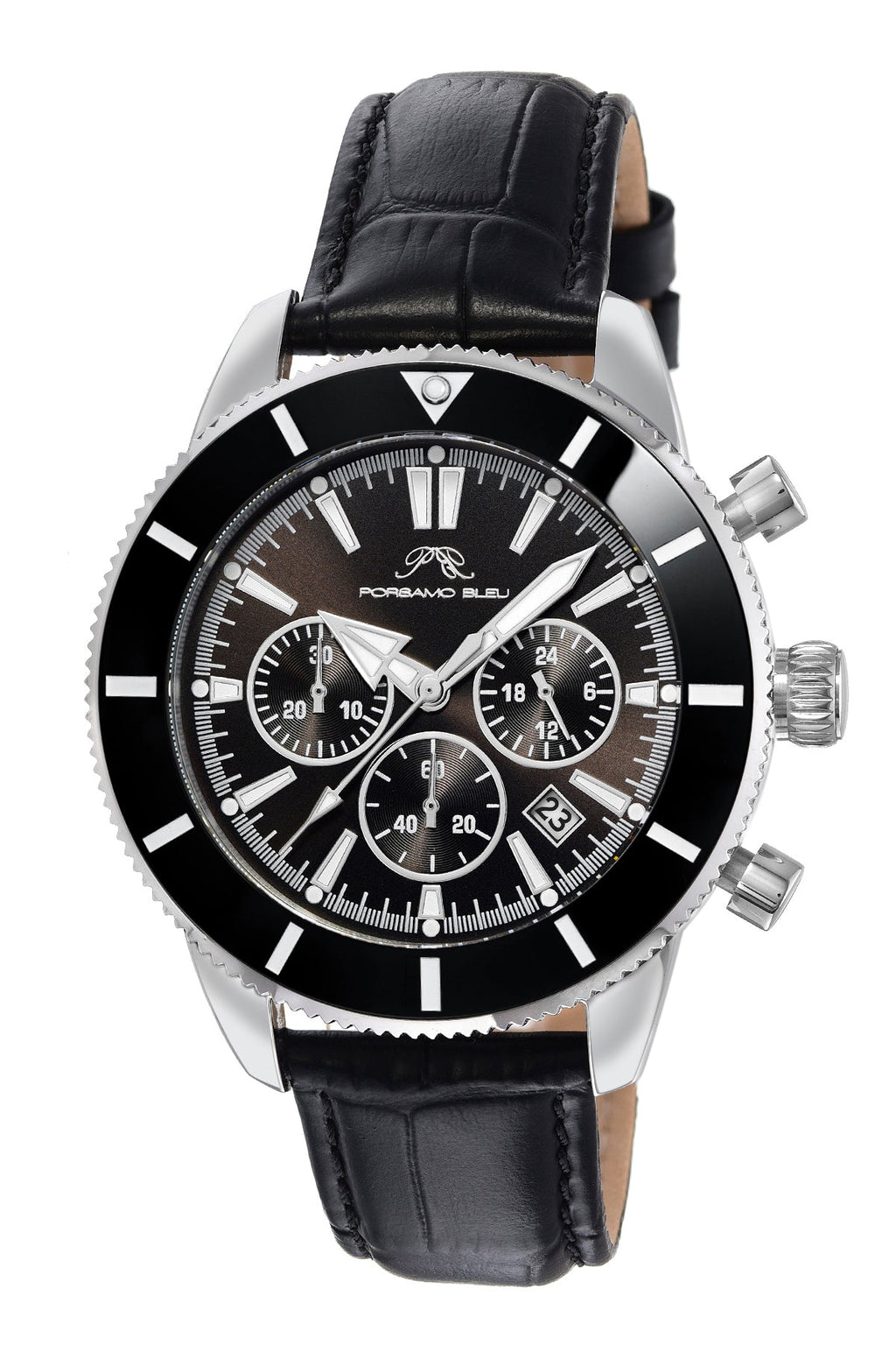 Porsamo Bleu Men's Brandon Genuine Leather Watch 1012ABRL