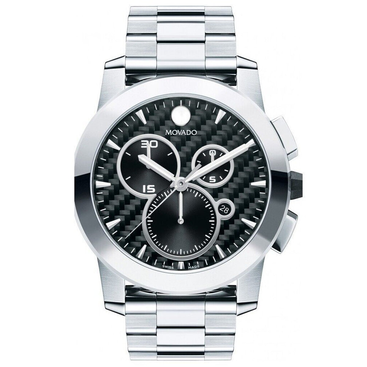 Movado Men's Vizio Black Dial Watch