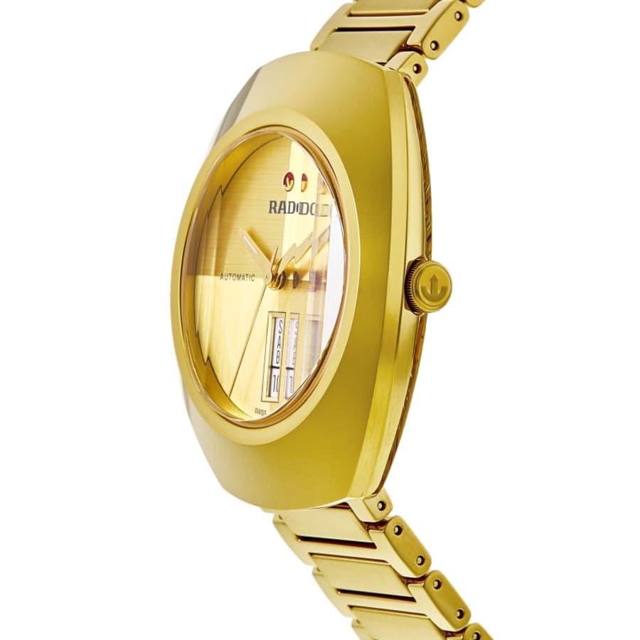Rado DiaStar Original Automatic Yellow Gold Tone Dial PVD Steel Men's Watch R12161253