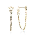 Star + Chain Earrings